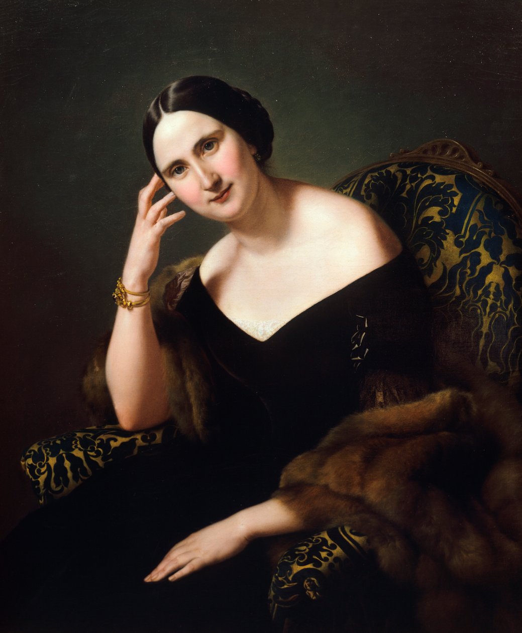 صورة كاترينا بونفيشيني كاردينالي ، بقلم فرانشيسكو هايز (1791-1882) ، زيت على قماش بواسطة فرانشيسكو هايز