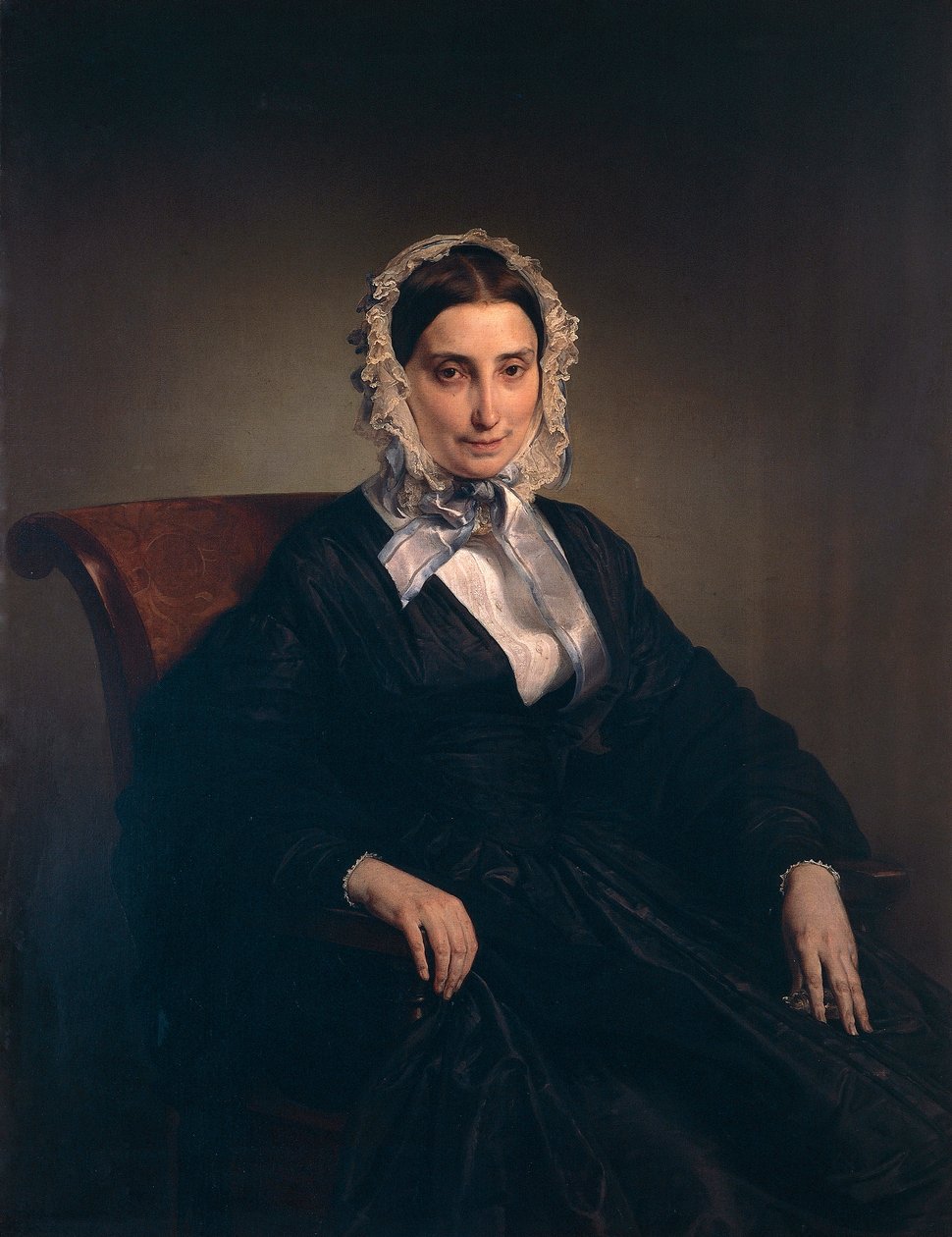 صورة تيريزا بوري (الزوجة الثانية لأليساندرو مانزوني) بقلم فرانشيسكو هايز (1791-1882) بواسطة فرانشيسكو هايز