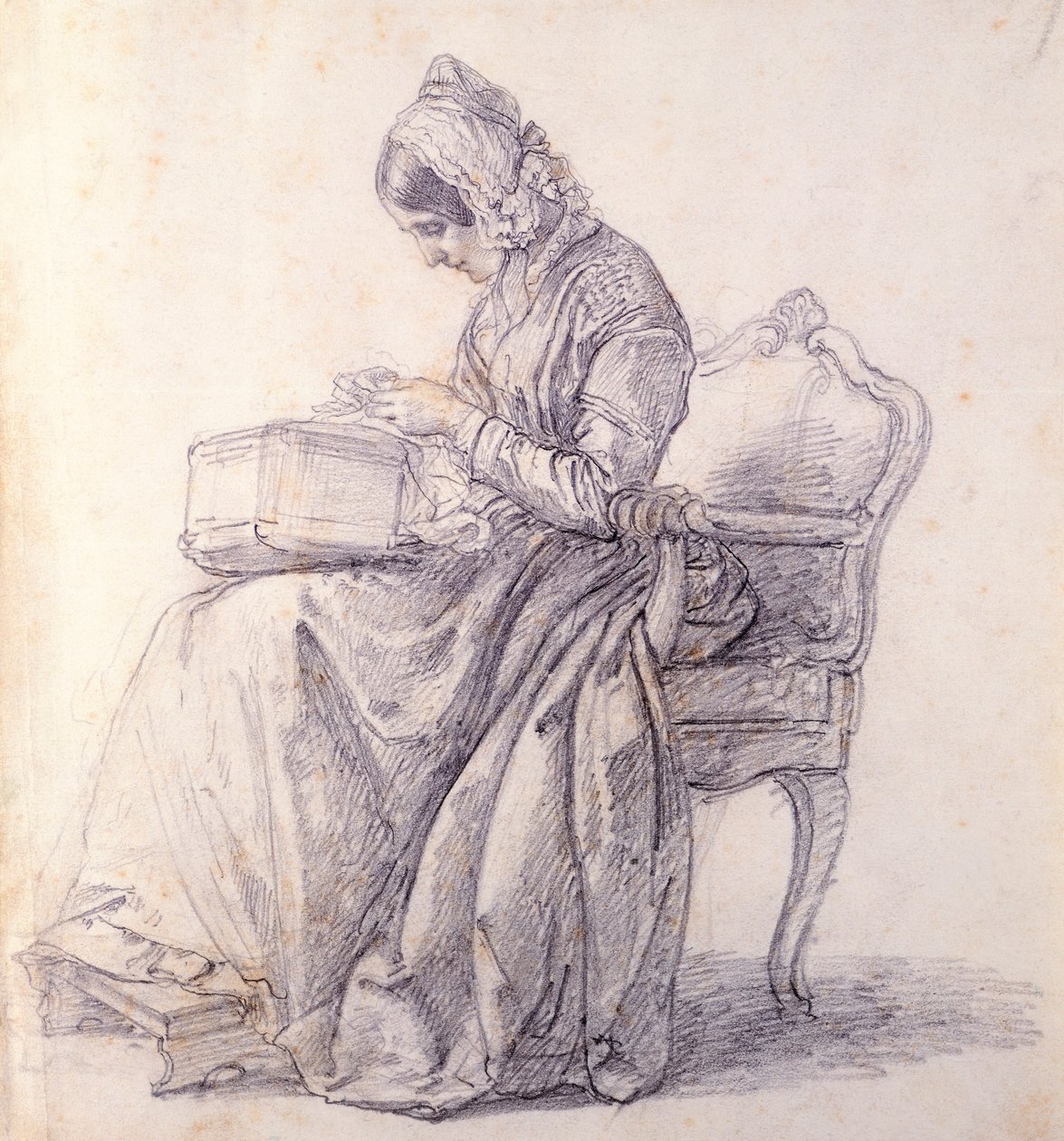 صورة لزوجته فرانشيسكو هايز (1791-1882) ، رسم بواسطة فرانشيسكو هايز