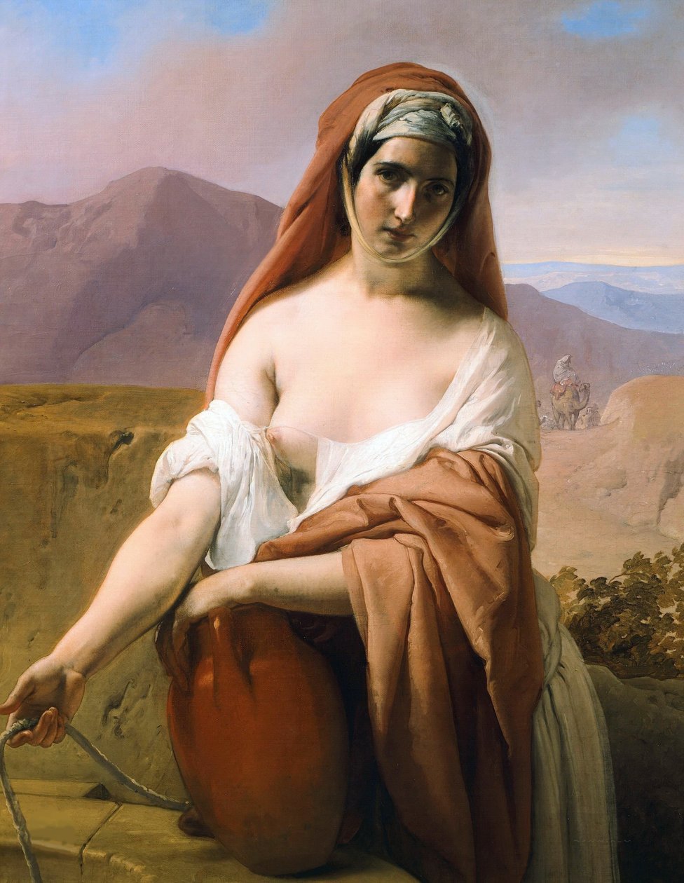 ريبيكا في البئر ، 1848. بواسطة فرانشيسكو هايز