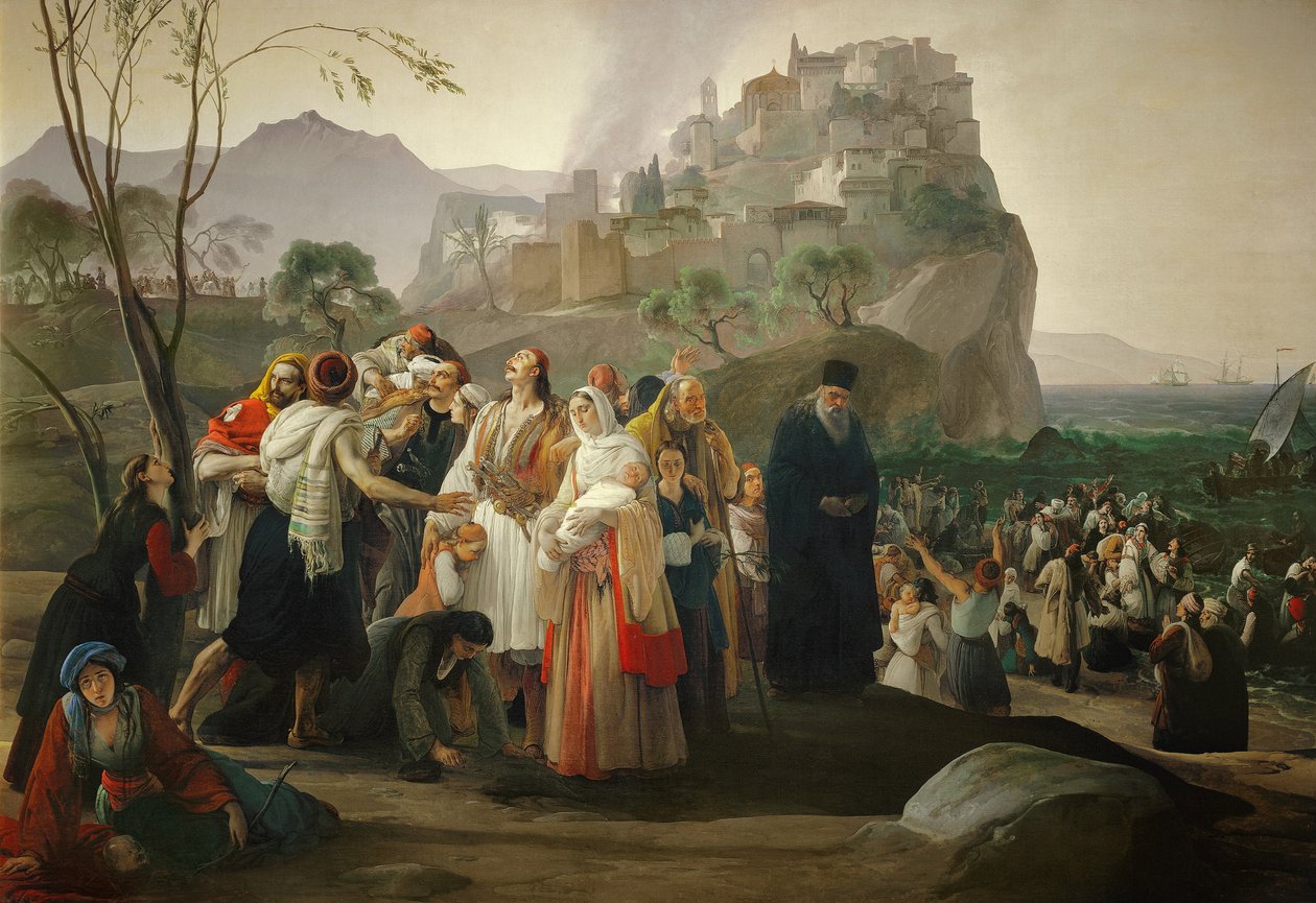Refugees of Parga بواسطة فرانشيسكو هايز