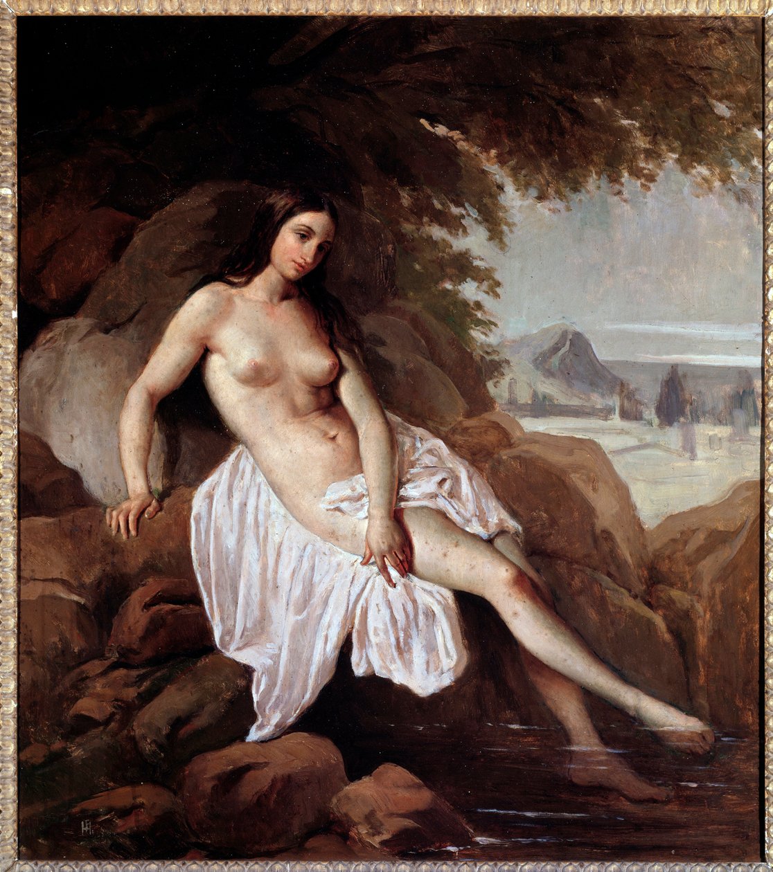 لوحة السباح لفرانشيسكو هايز (1791-1882) 1832 خافت 63x56 سم بيرغامو ، أكاديميا كارارا بواسطة فرانشيسكو هايز