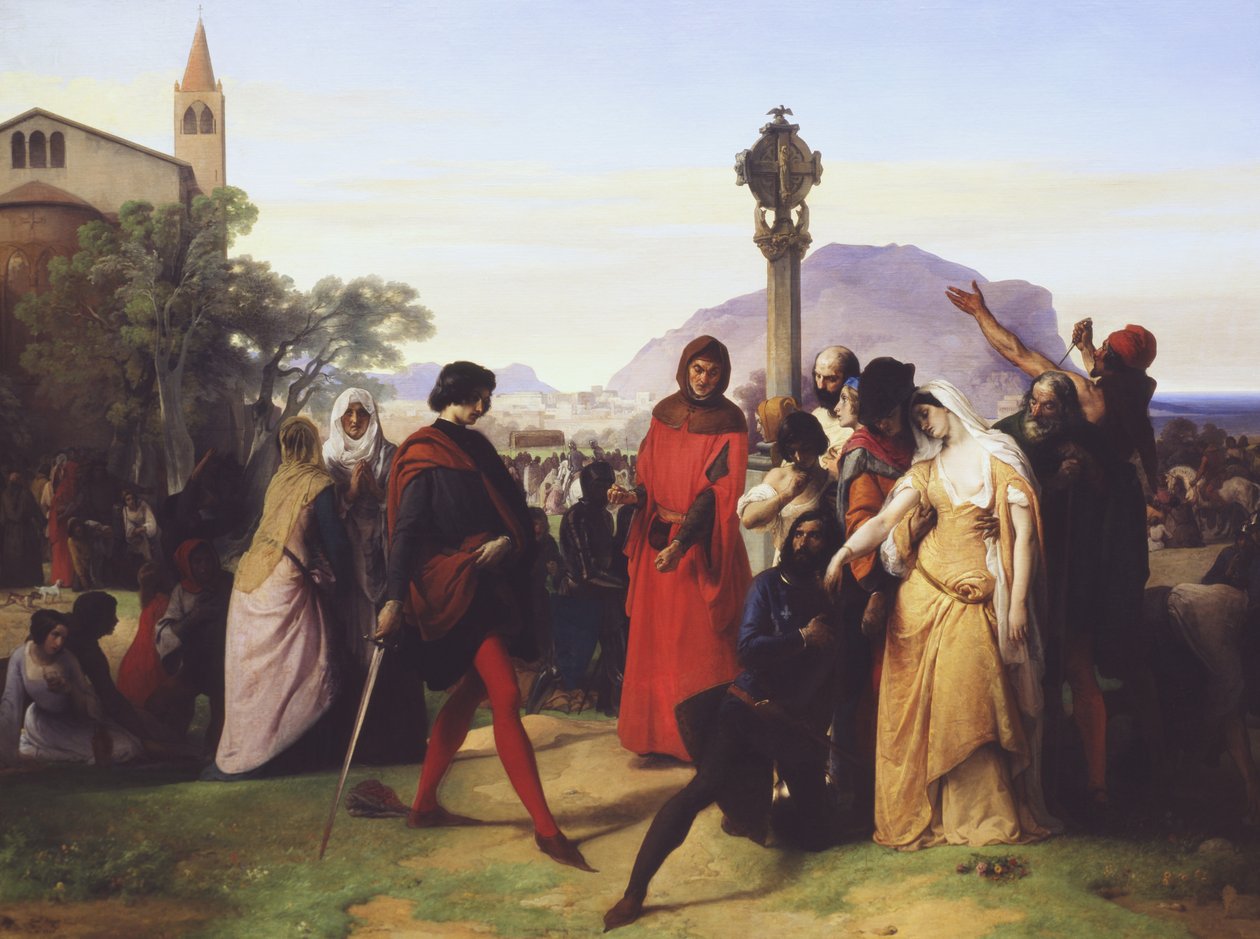 صلاة الغروب الصقلية ، 1846 بواسطة فرانشيسكو هايز