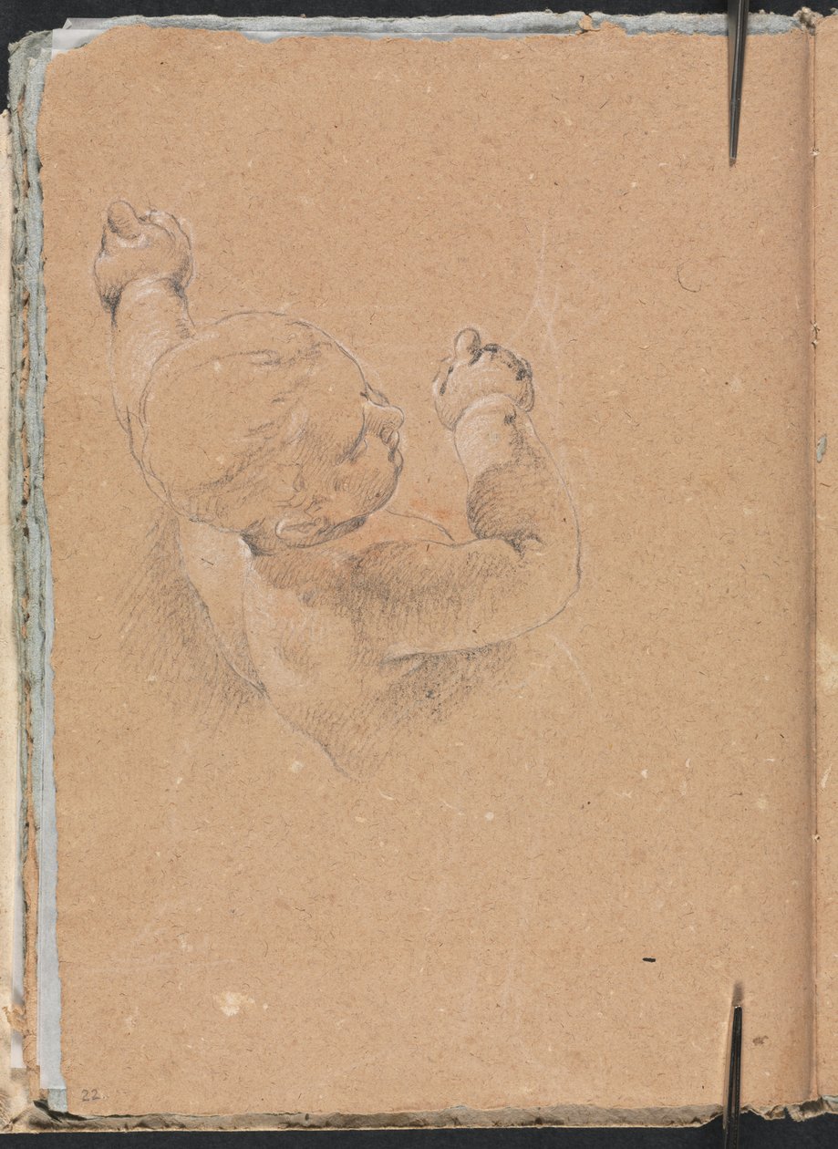 كراسة رسم فيرونا: Putto (صفحة 22) بواسطة فرانشيسكو لورينزي
