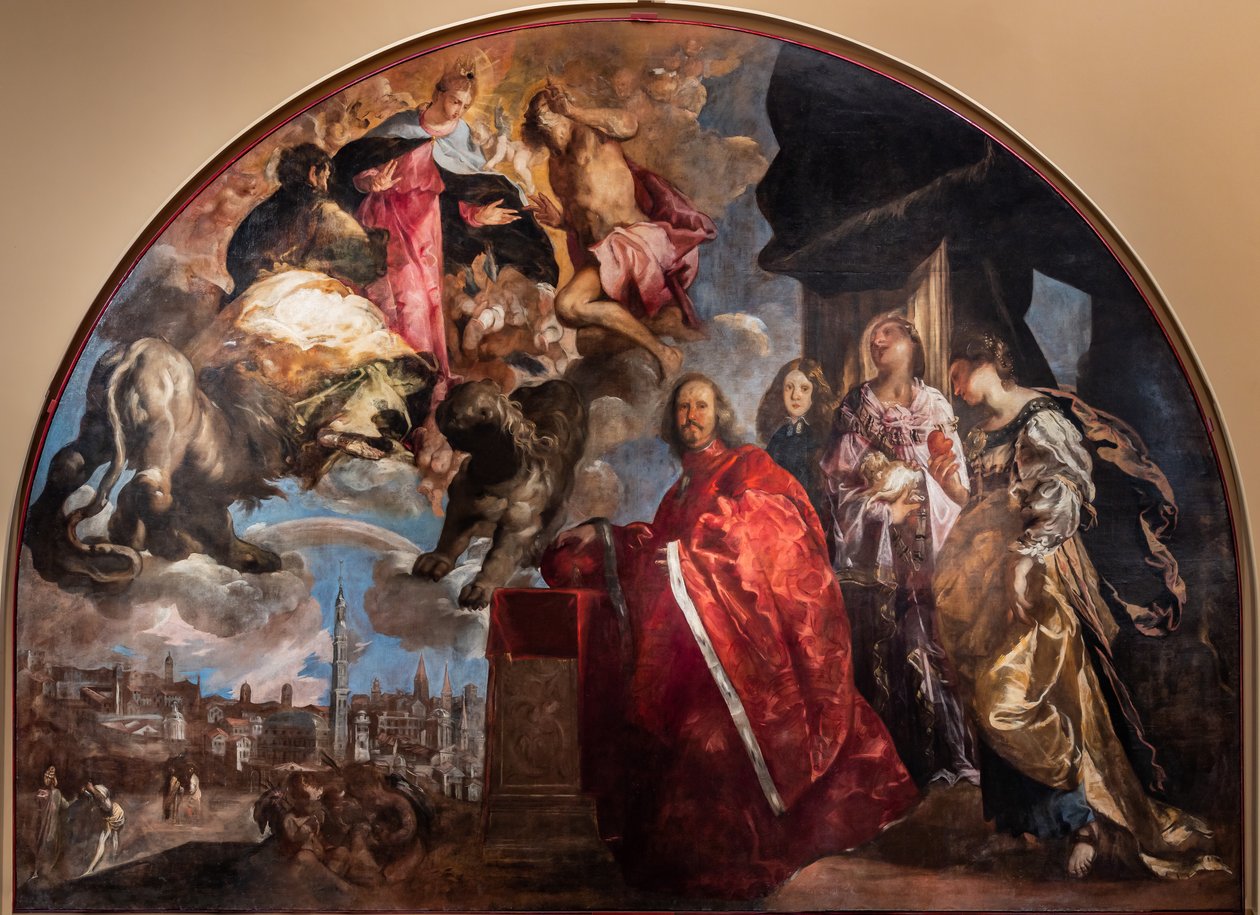 تمجيد Podestà Girolamo Priuli بواسطة فرانشيسكو مافي