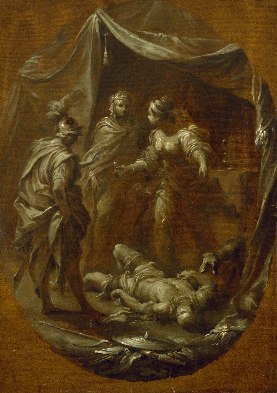 ياعيل وسيسرا ، حوالي عام 1730 (زيت على ورق ، موضوع على قماش كتاني) بواسطة فرانشيسكو مونتي