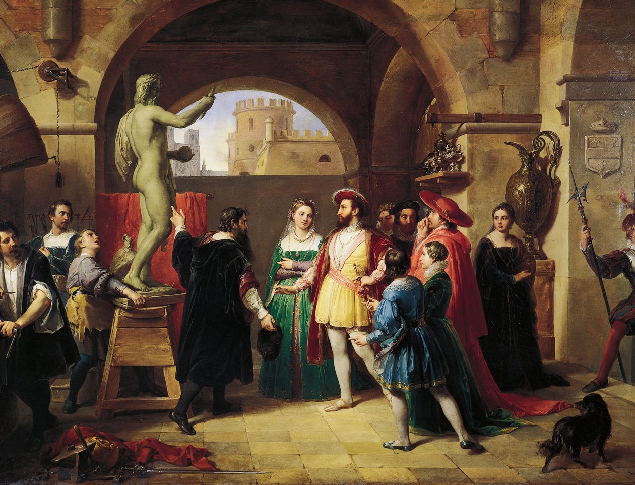 Francesco I (king of France) in Benvenuto Cellini