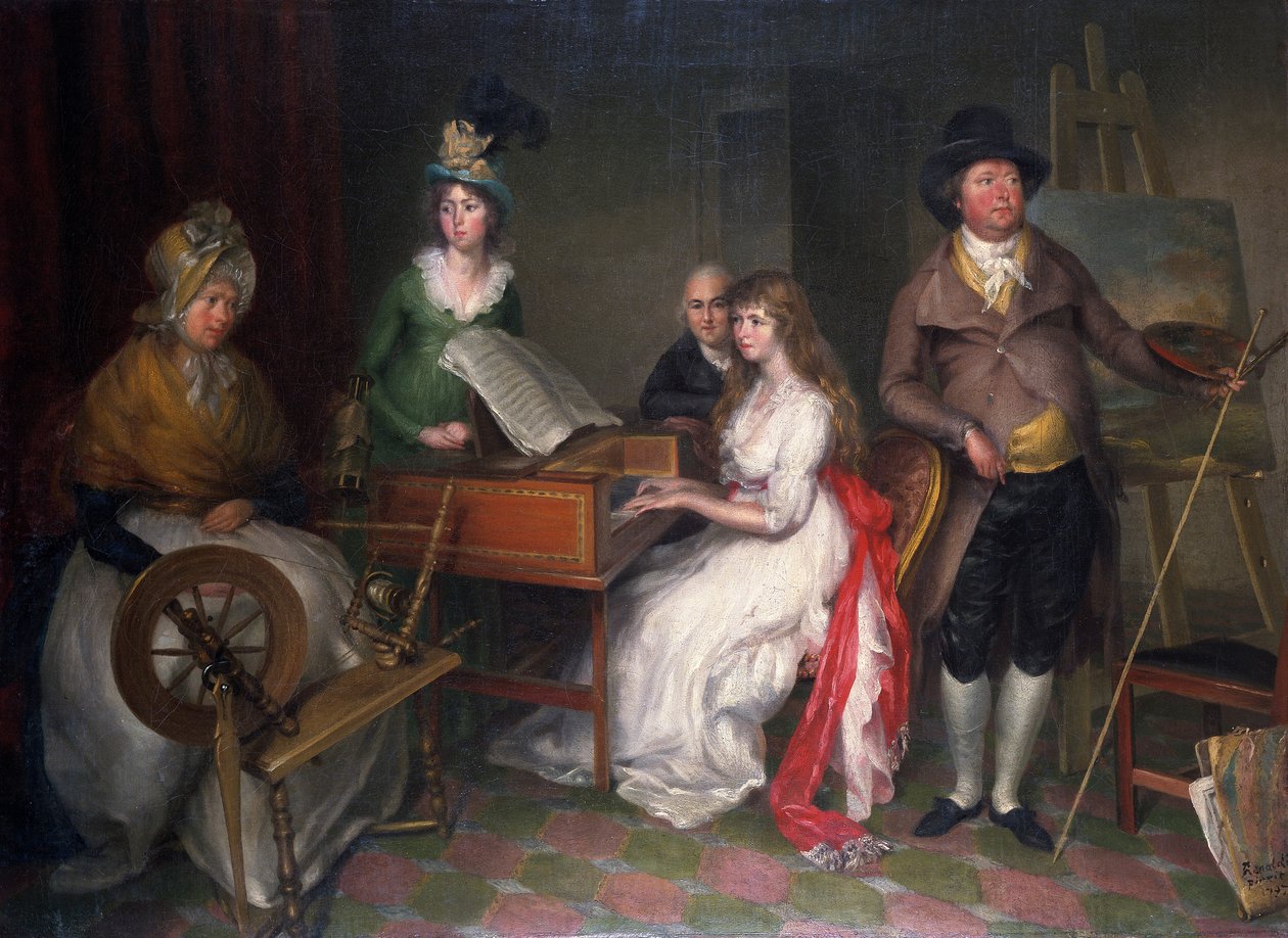 "توماس جونز ، 1742-1803 وعائلته" ، 1797 بواسطة فرانشيسكو رينالدي