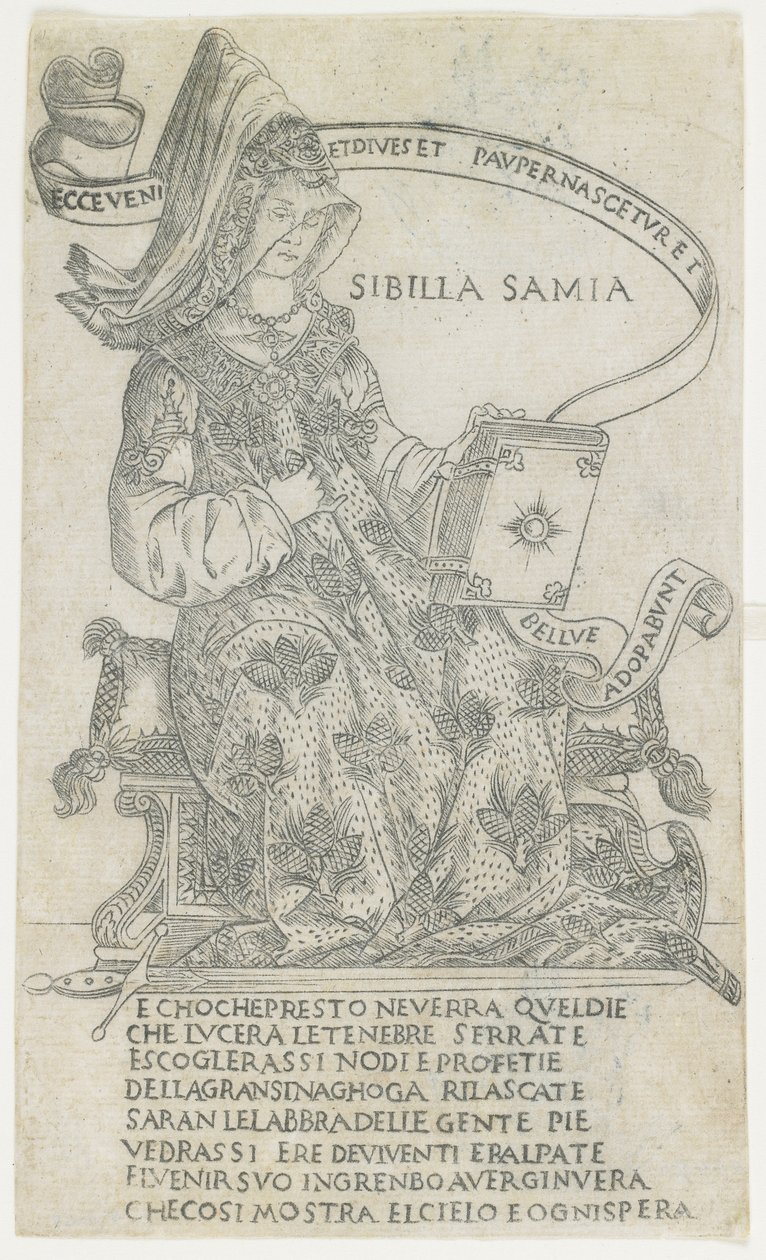 The Samian Sibyl: Broad Manner، 1485-1500 بواسطة فرانشيسكو روسيلي
