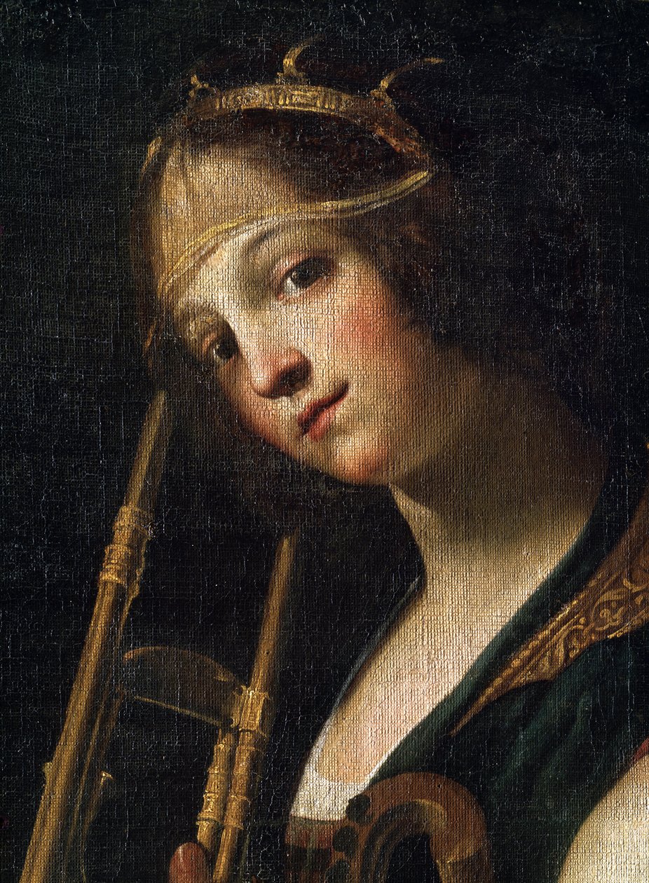 الحفلة (تفصيل) (حفلة موسيقية). لوحة لفرانشيسكو روستيتشي (حوالي 1575-1626). زيت على قماش بواسطة فرانشيسكو روستيسي
