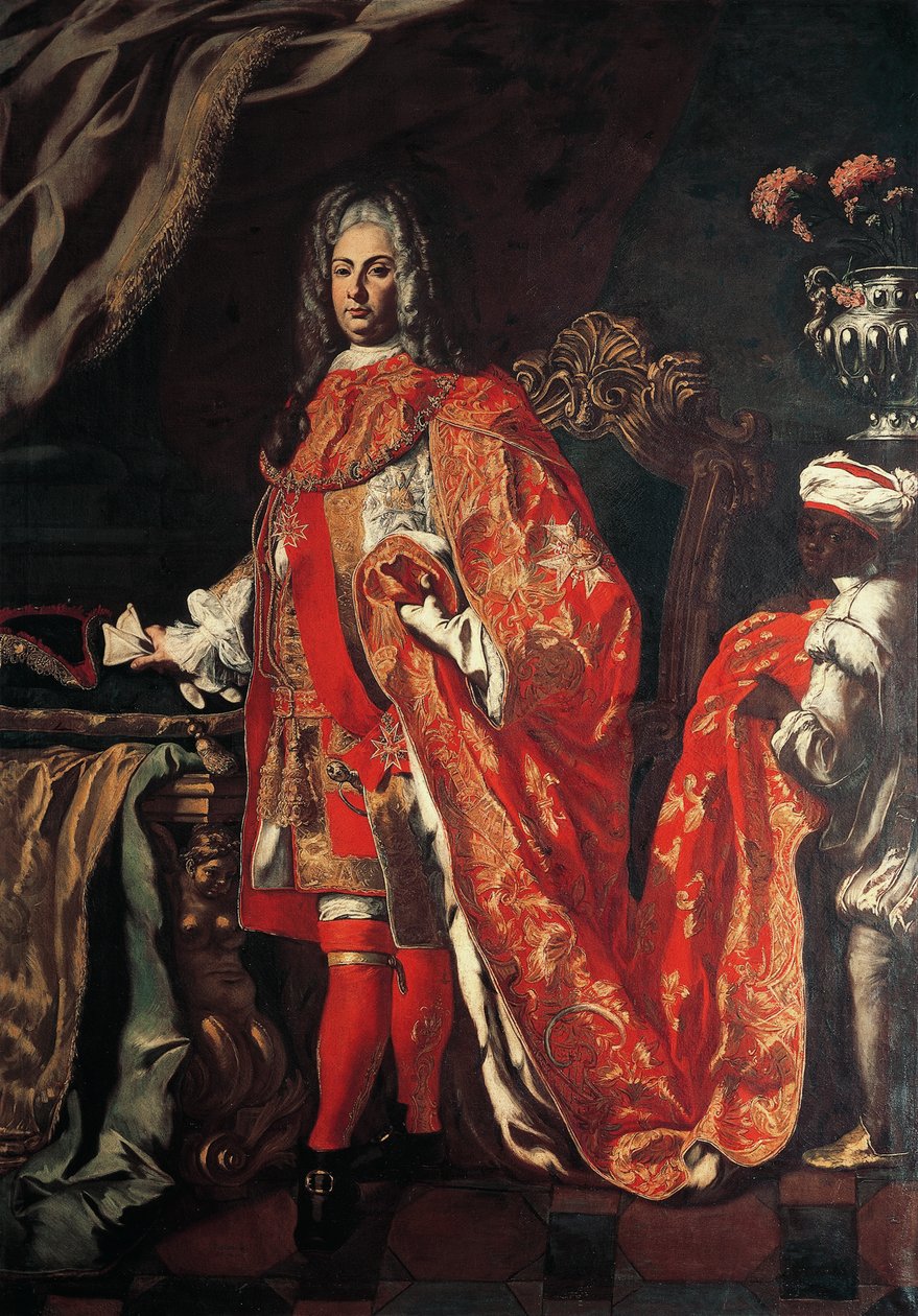 Portrait of Marzio Carafa, Duke of Maddaloni, by Francesco Solimena (1647-1747) بواسطة فرانشيسكو سوليمينا