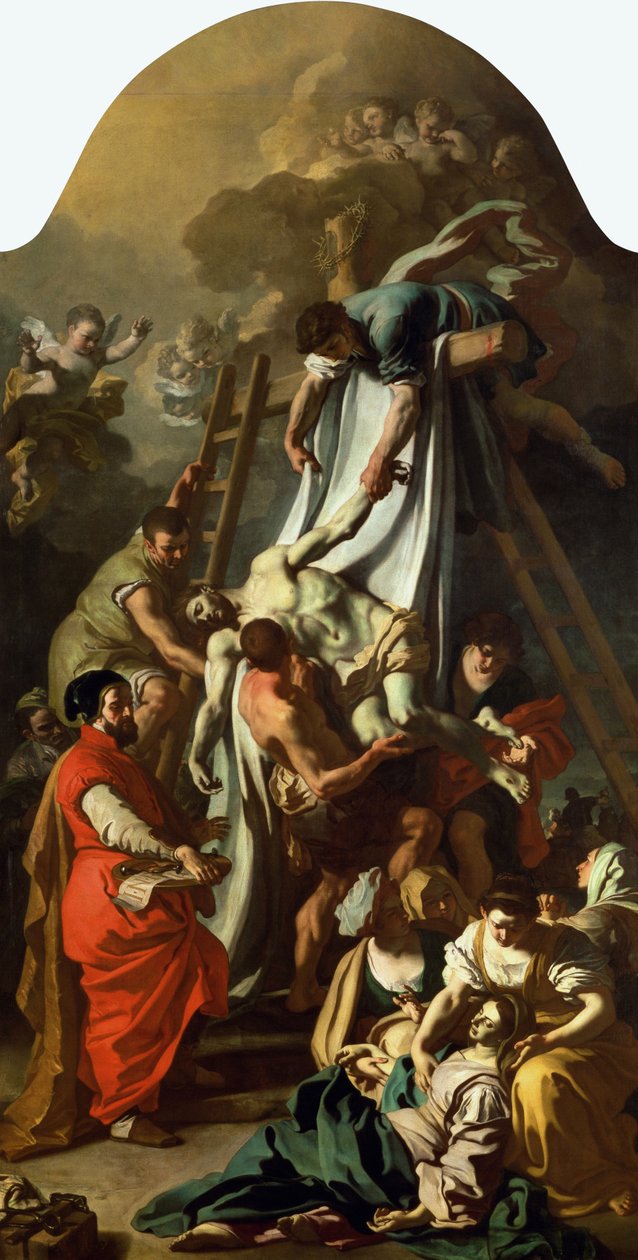 النسب من الصليب ، 1729 بواسطة فرانشيسكو سوليمينا