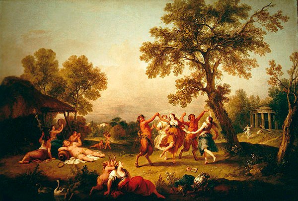باتشانال ، 1740-50 بواسطة فرانشيسكو زوكاريلي