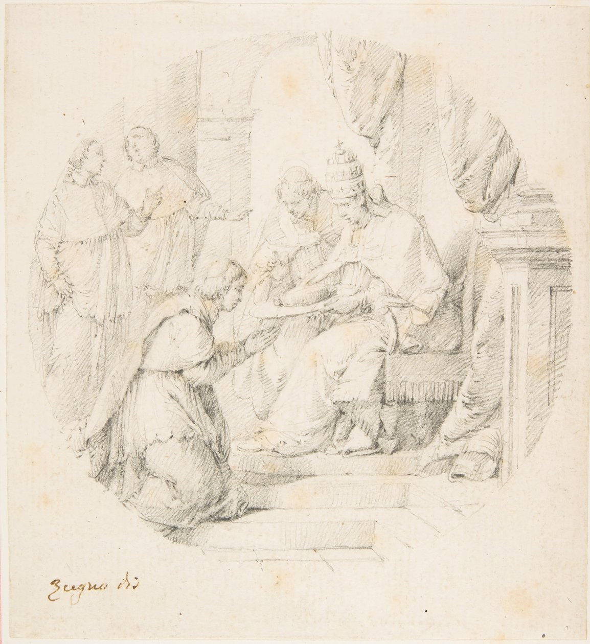 أنجيلو ماريا كويريني أنشأ الكاردينال بنديكتوس الثالث عشر ، 1709-87. بواسطة فرانشيسكو زوغنو