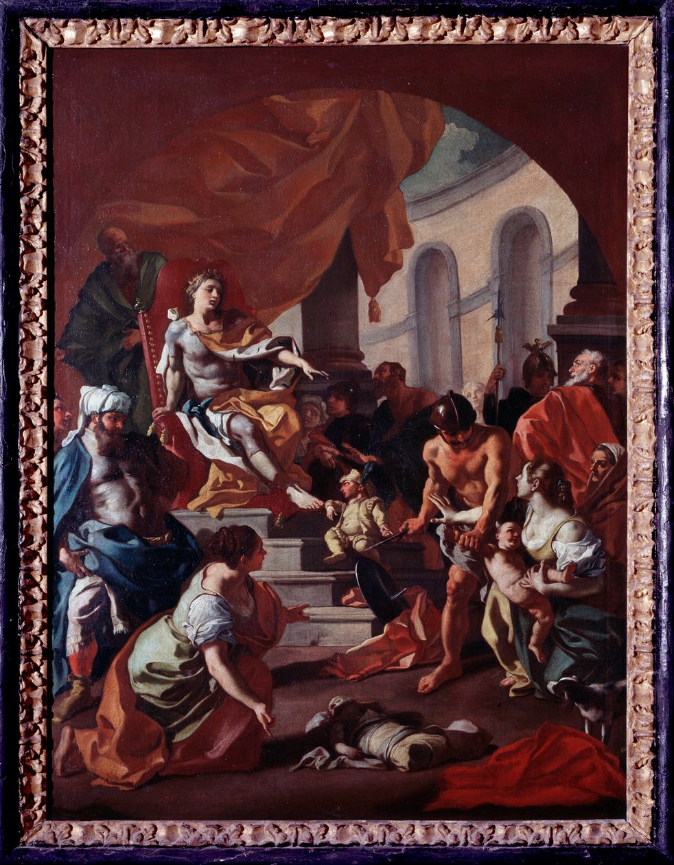 حكم سليمان (حكم سليمان) لوحة لفرانشيسكو دي مورا (1696-1782) متحف دير مونتكاسينو إيطاليا بواسطة فرانشيسكو دي مورا