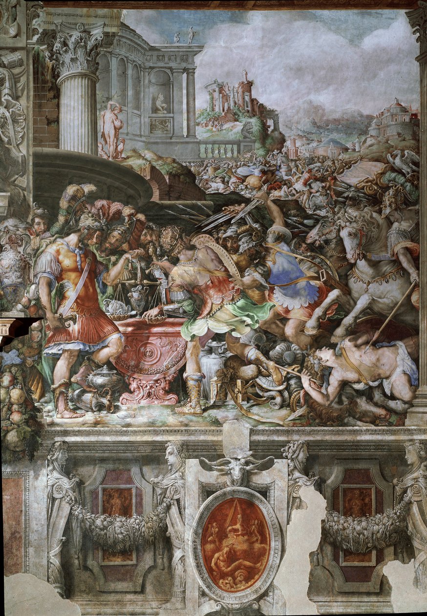 حياة Furius Camillus (في الهواء الطلق بواسطة فرانشيسكو دي روسي سالفياتي