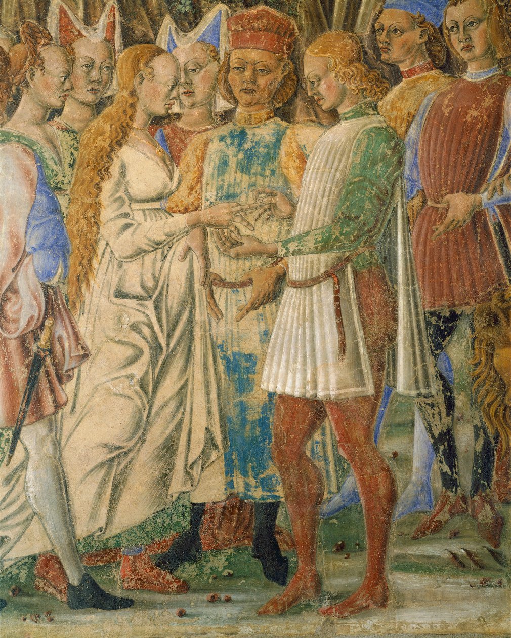 إيطاليا ، فيرارا ، بالازو شيفانويا ، قاعة الشهر ، شهر يونيو بقلم فرانشيسكو ديل كوسا (1436-1478) بواسطة فرانشيسكو ديل كوسا