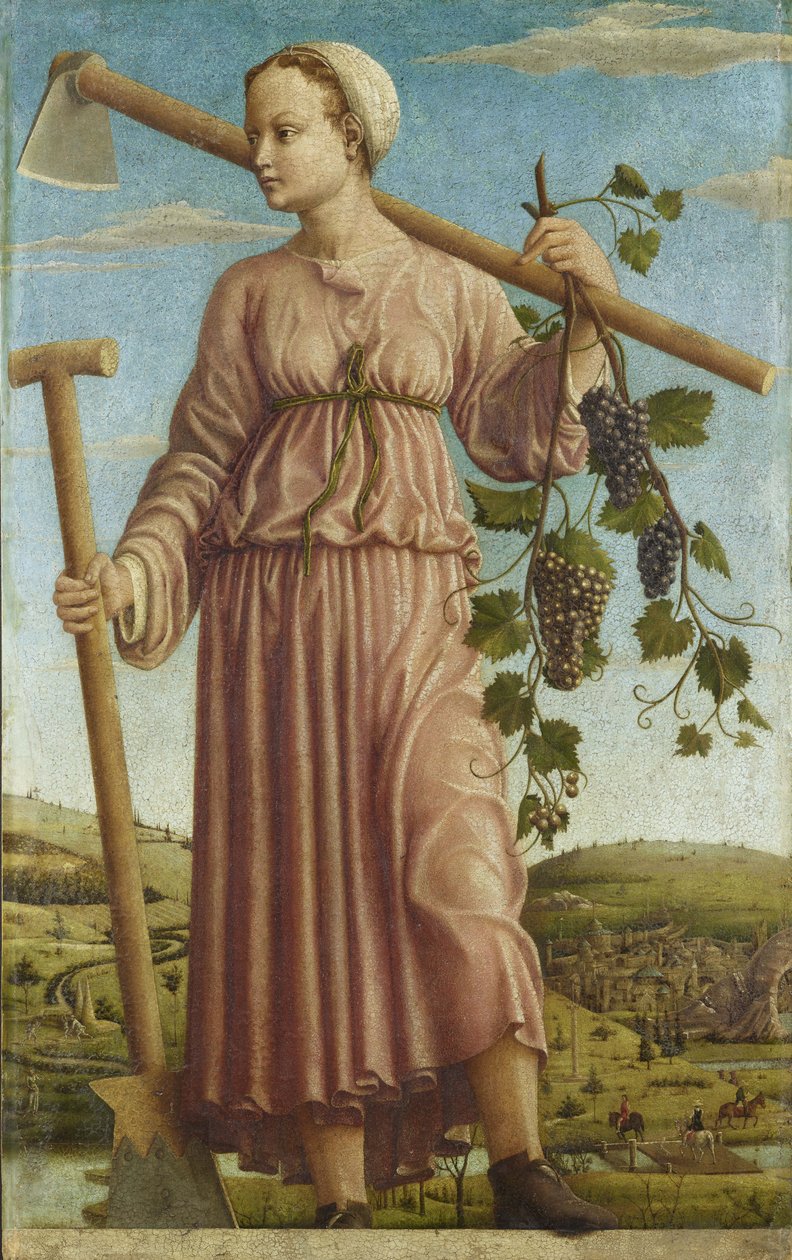 The Muse Polyhymnia ، حوالي 1459. بواسطة فرانشيسكو ديل كوسا