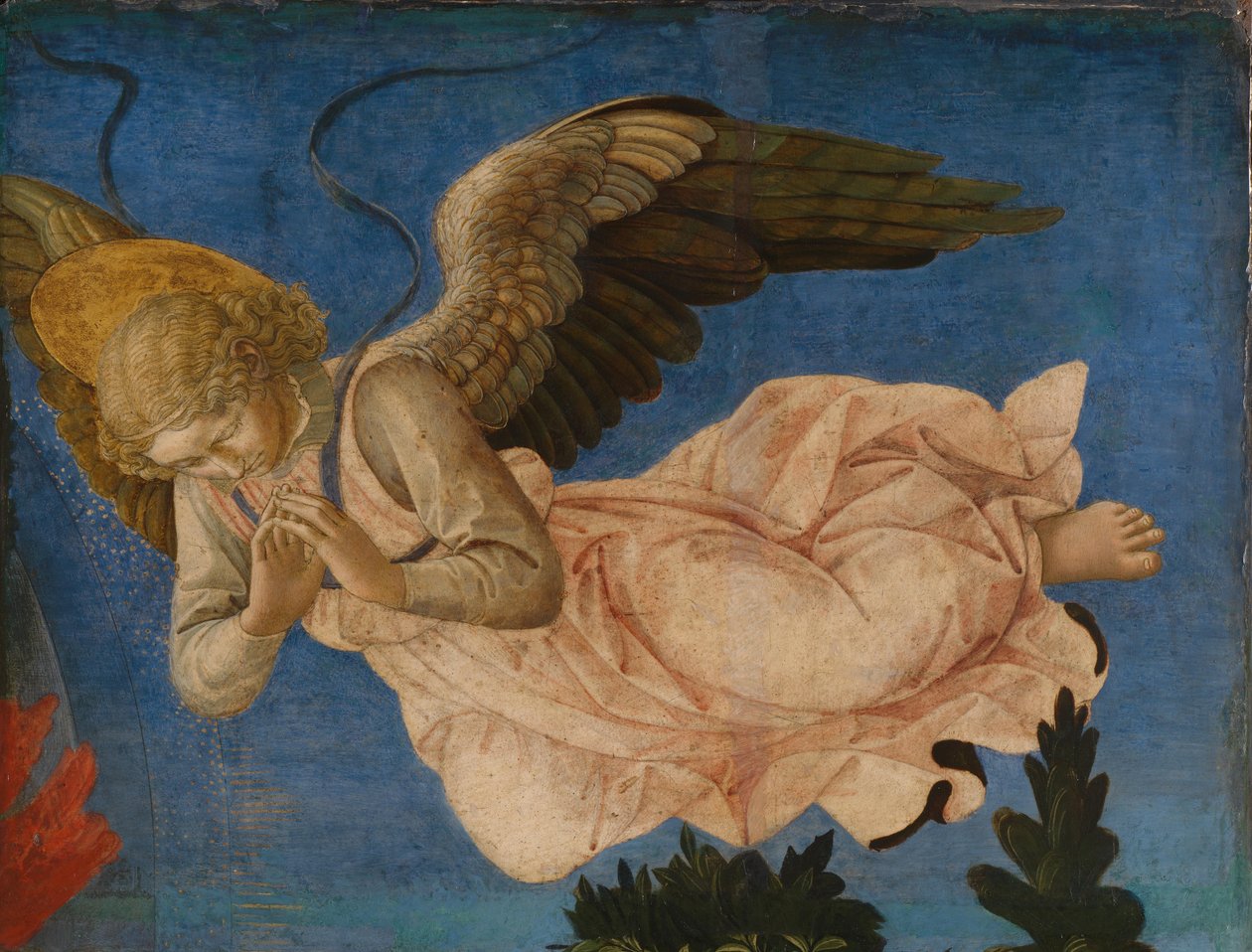 لوحة الملاك من Pistoia Santa Trinità Altarpiece ، 1455-1460 بواسطة فرانشيسكو دي ستيفانو بيسيلينو