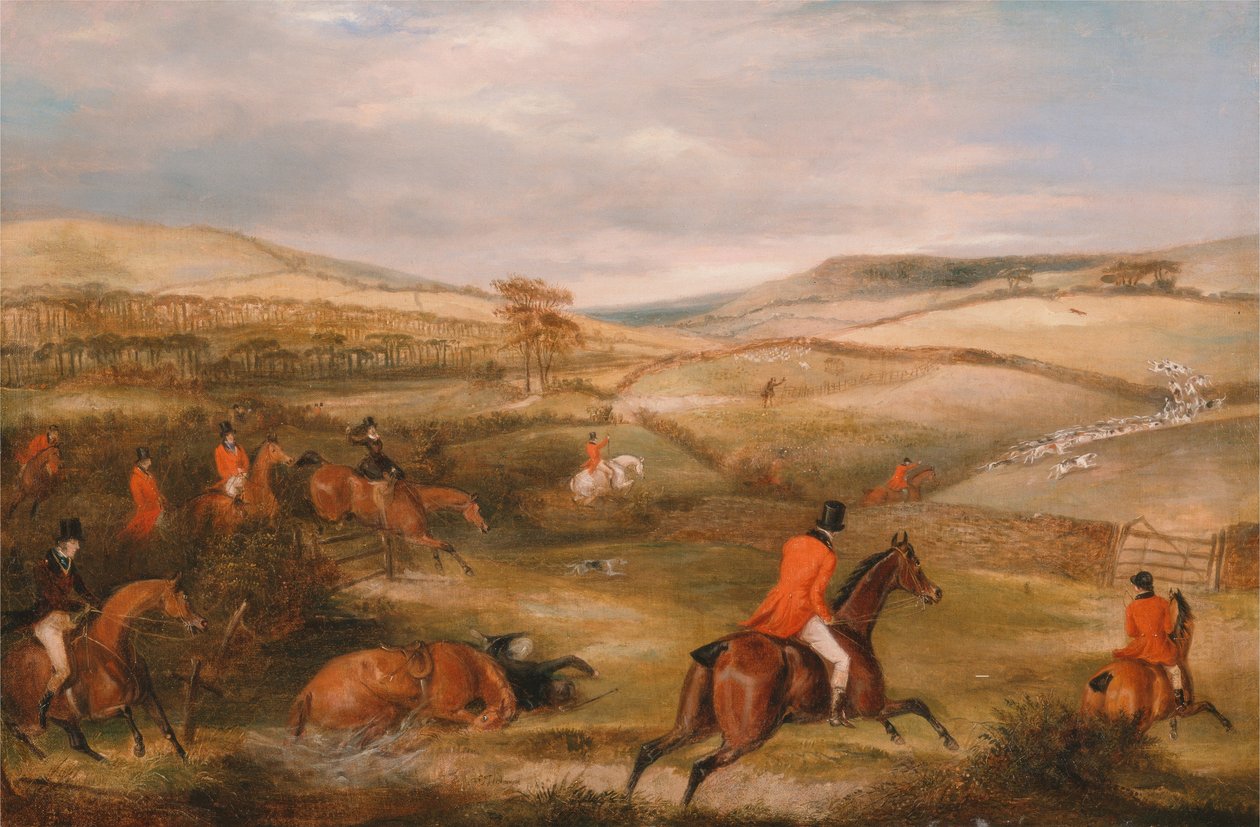 بيركلي هانت ، 1842- المطاردة بواسطة فرانسيس كالكرافت تيرنر