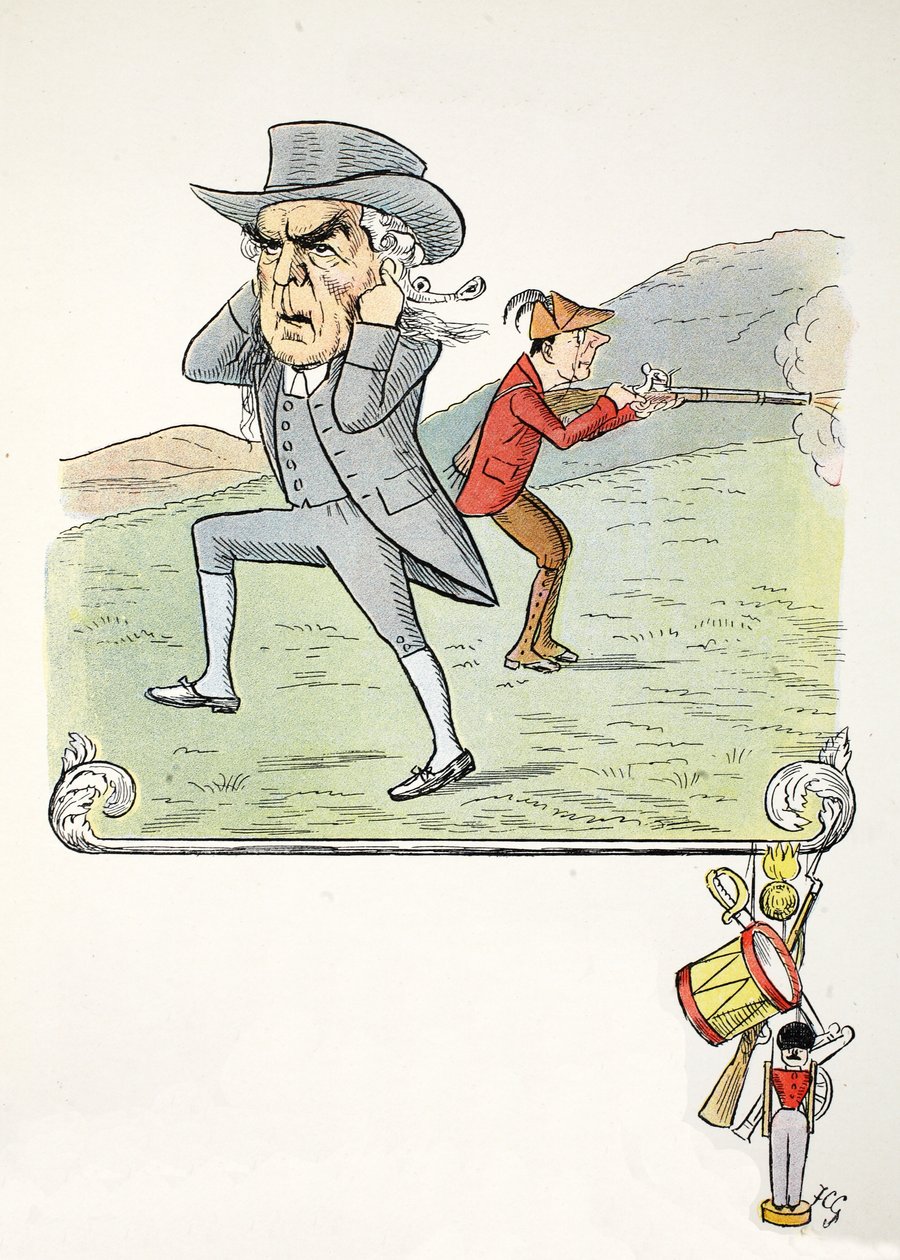 A Queer C ، رسم توضيحي من الأبجدية Struwwelpeter ، الآية التي كتبها Harold Begbie (1871–1929) بواسطة فرانسيس كاروثرز جولد