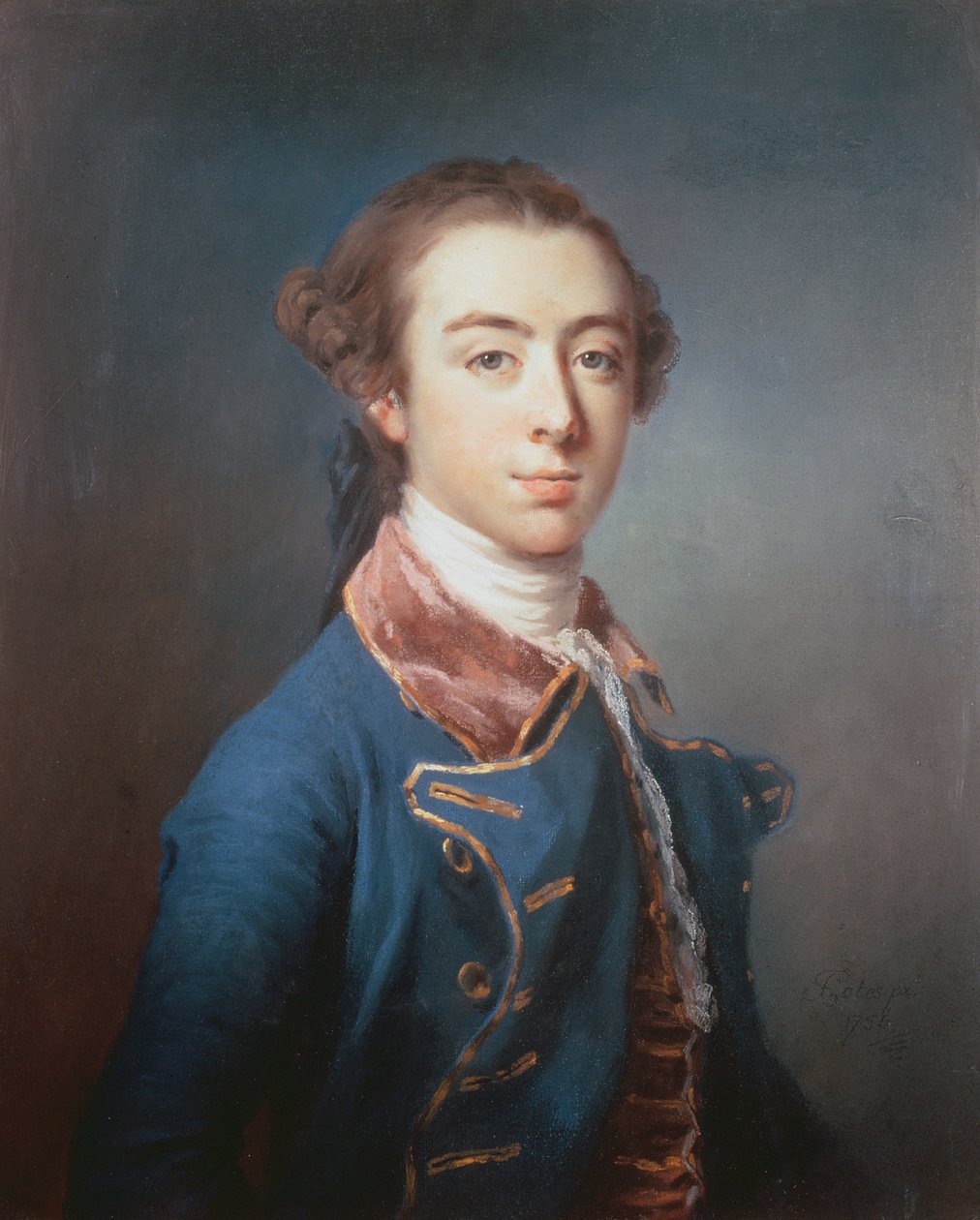 Topham Beauclerk (1739-80) (باستيل على ورق) بواسطة فرانسيس كوتس