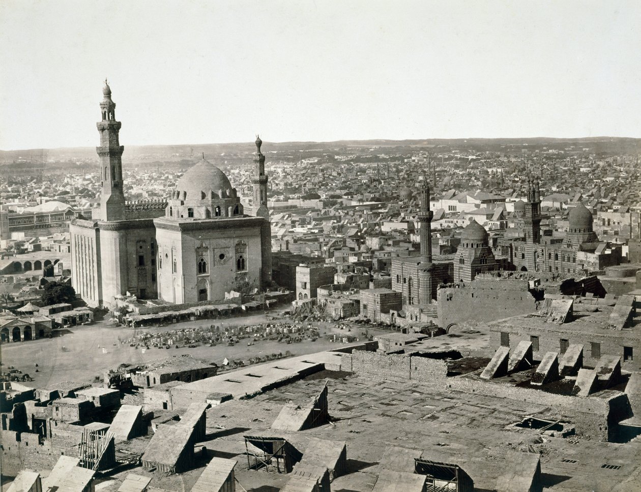 القاهرة ، من القلعة ، c.1856-58 (طبعة زخرفية) (انظر أيضًا 170813) بواسطة فرانسيس فريث