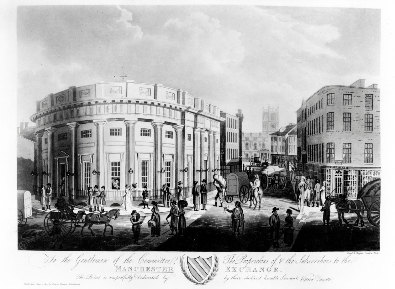 بورصة مانشستر ، 1810 بواسطة فرانسيس جيمس سارجنت