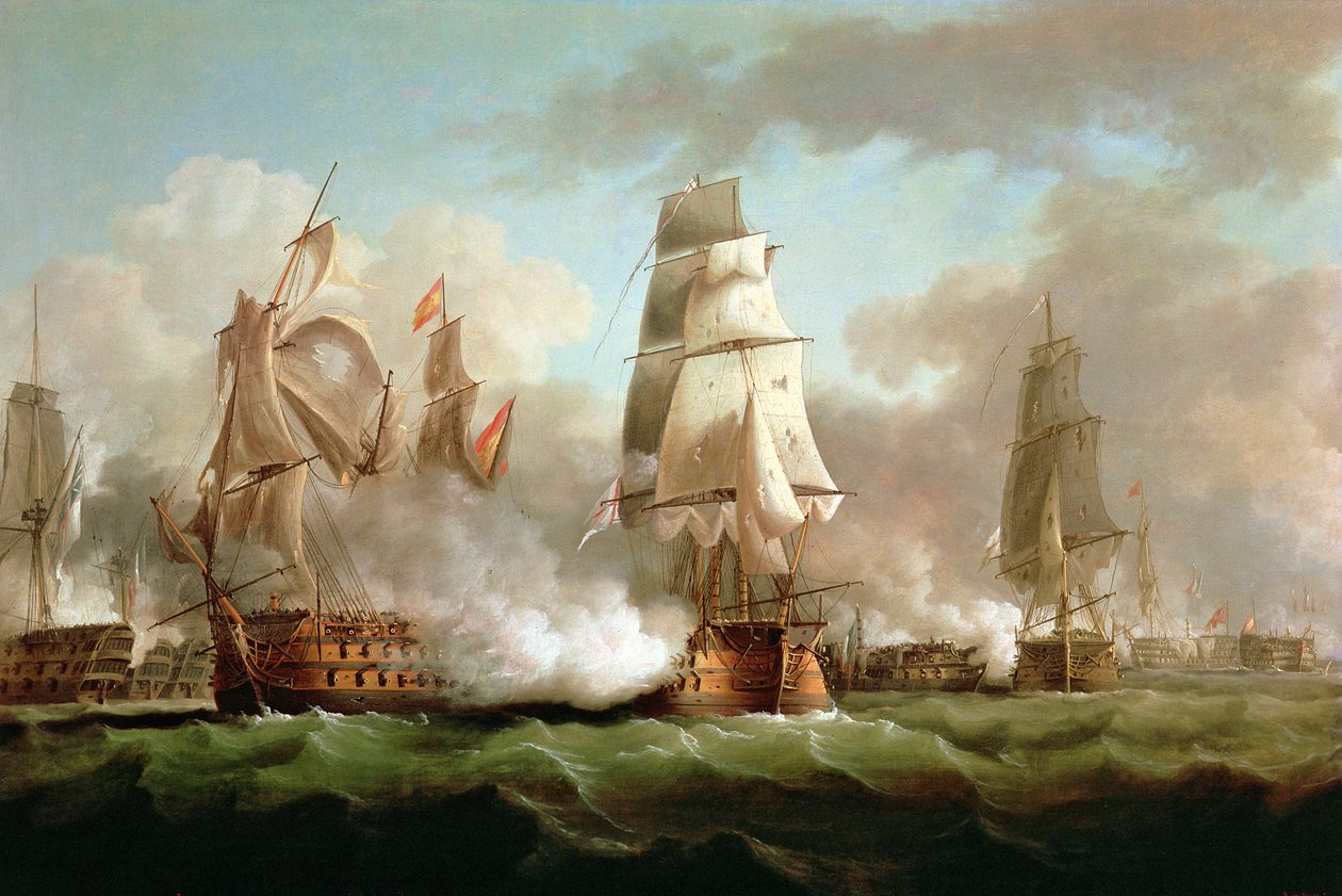 شارك `` نبتون &39;&39; ، ترافالجار ، 1805 بواسطة ج. فرانسيس سارتوريوس
