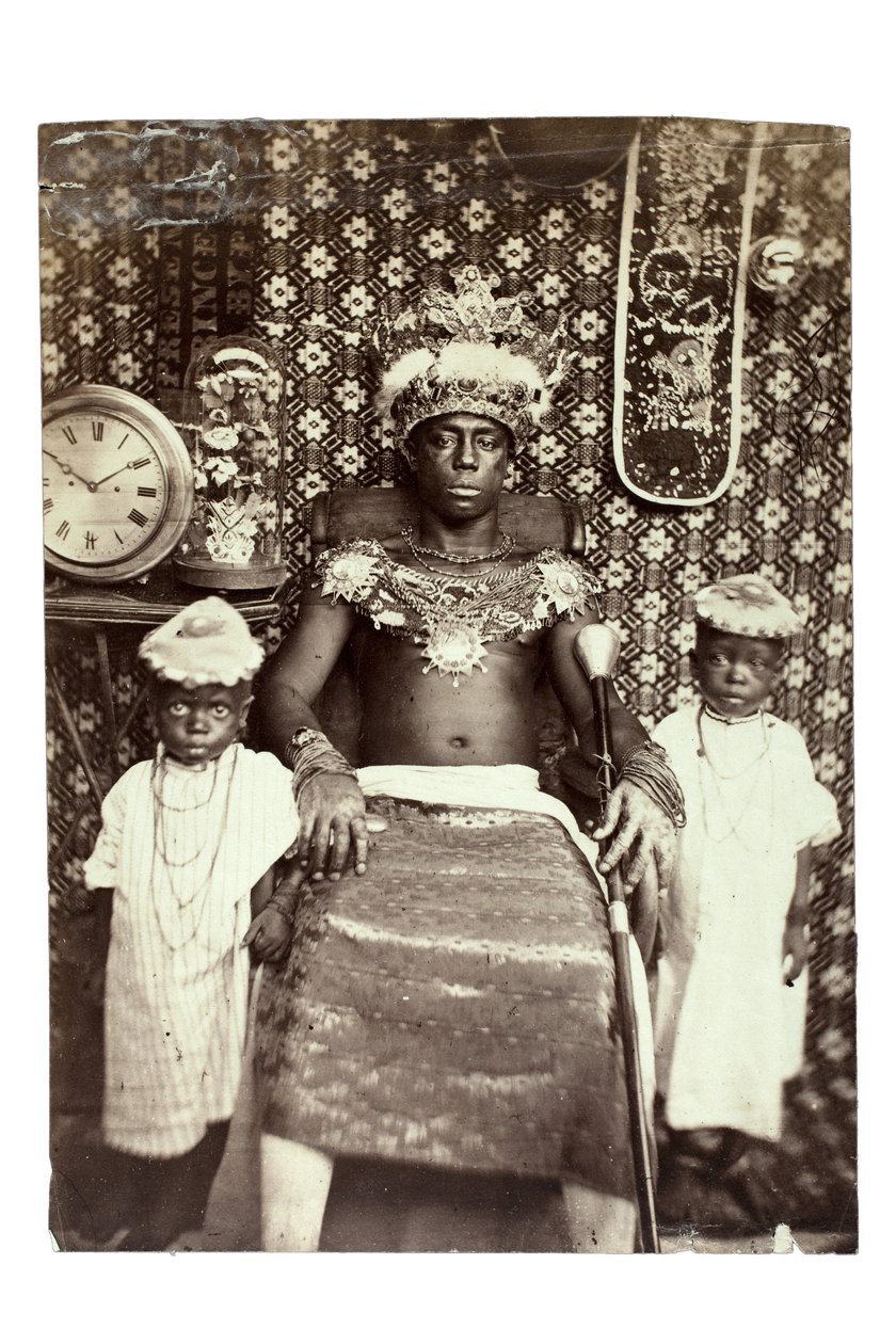 ملك كالابار ، نيجيريا ، 1870 (طبعة زخرفية) بواسطة فرانسيس دبليو جواك