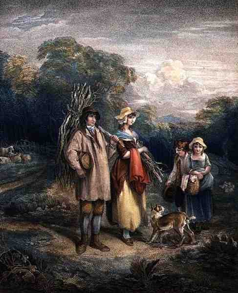 عودة وودمان ، نقشها جون ويسيل (1760-1823) ، حانة. بواسطة T. Simpson و Darling & Thompson بواسطة فرانسيس (بعد) ويتلي