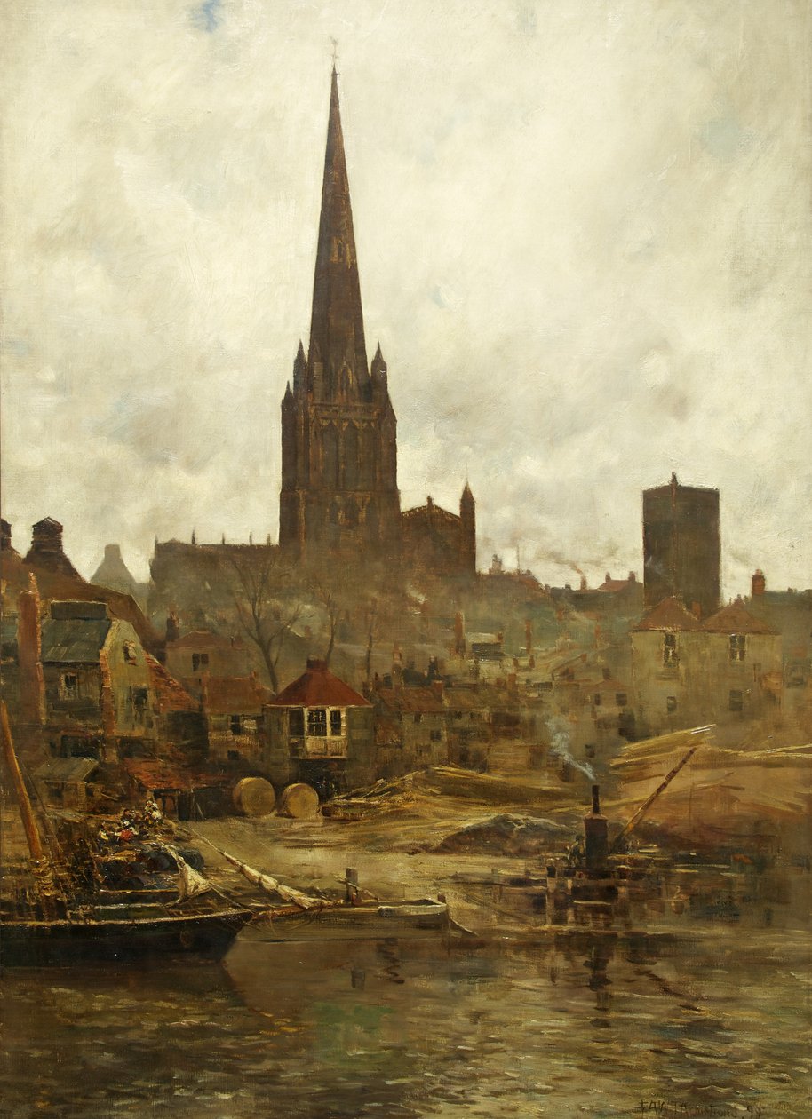 The Church of St Mary Redcliffe بواسطة فرانسيس هابيل ويليام تايلور أرمسترونج
