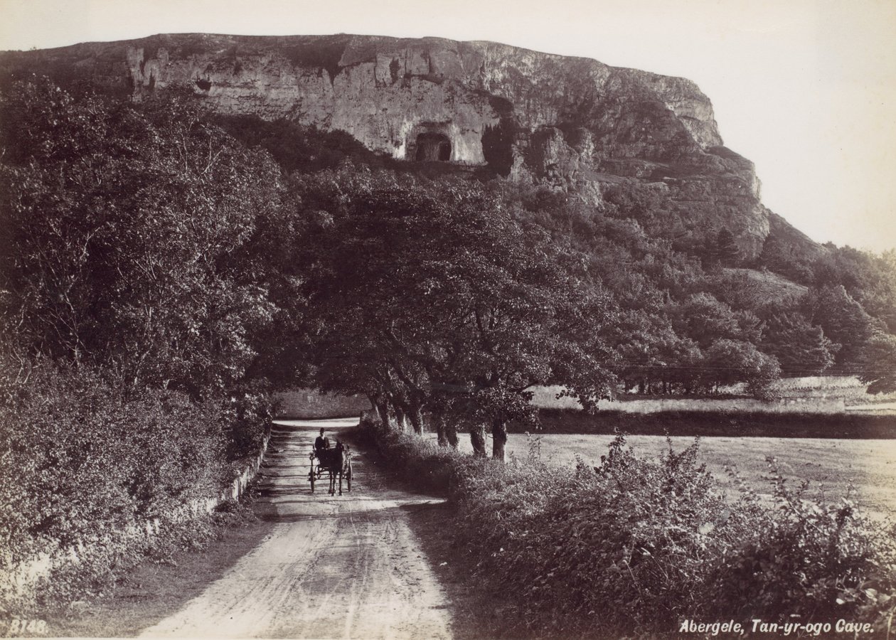 Abergele ، كهف Tan-yr-ogo ، 1870. بواسطة فرانسيس بيدفورد
