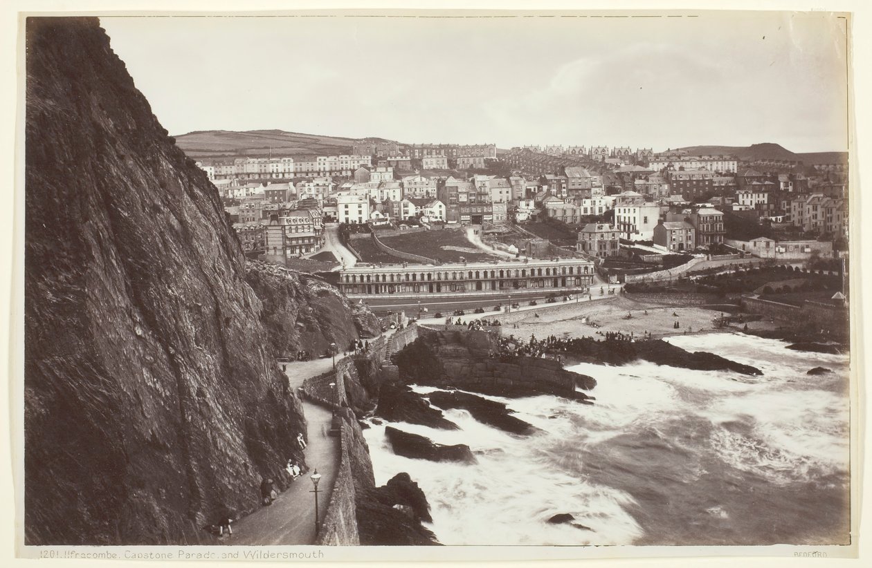 Ilfracombe ، Capstone Parade and Wildersmouth186094. بواسطة فرانسيس بيدفورد