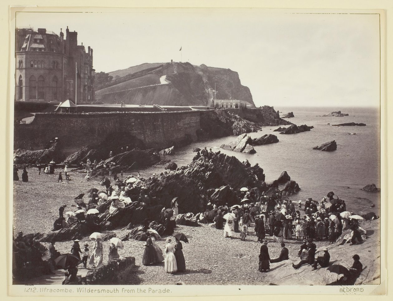 Ilfracombe ، Wildersmouth from the Parade ، ١٨٦٠٩٤. بواسطة فرانسيس بيدفورد