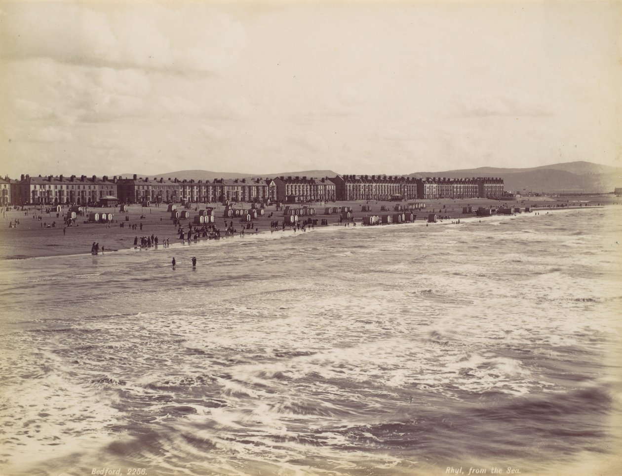 Rhyl ، من البحر ، 1870. بواسطة فرانسيس بيدفورد