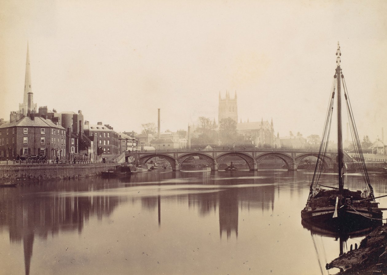 ورسستر. من Severn ، 1870. بواسطة فرانسيس بيدفورد