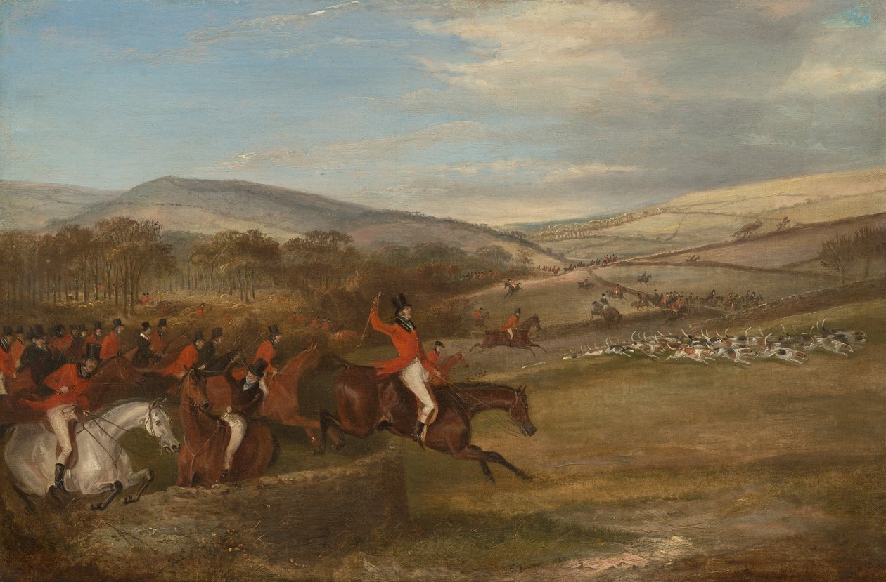 The Berkeley Hunt ، 1842: صرخة كاملة بواسطة فرانسيس كالكرافت تيرنر