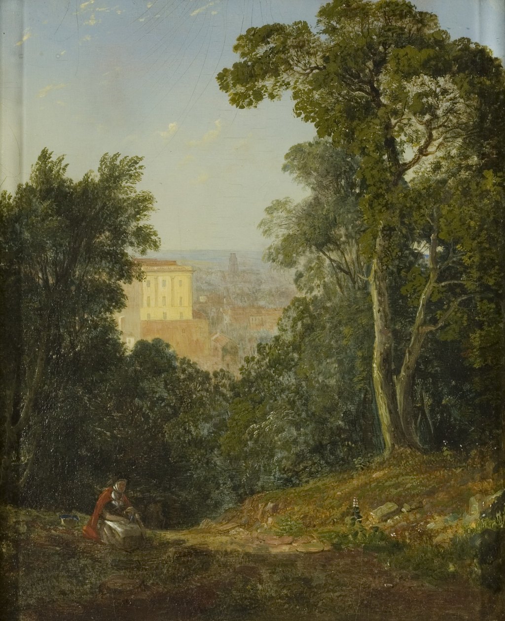 منظر على بريستول من Leigh Woods ، حوالي عام 1822 (زيت على لوح) بواسطة فرانسيس دانبي