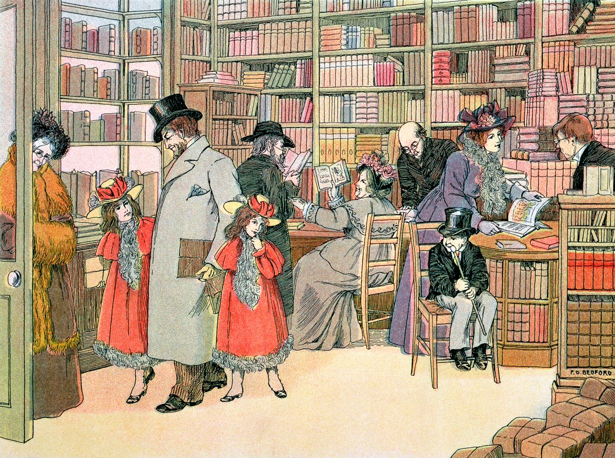 The Book Shop ، 1899 بواسطة فرانسيس دونكين بيدفورد