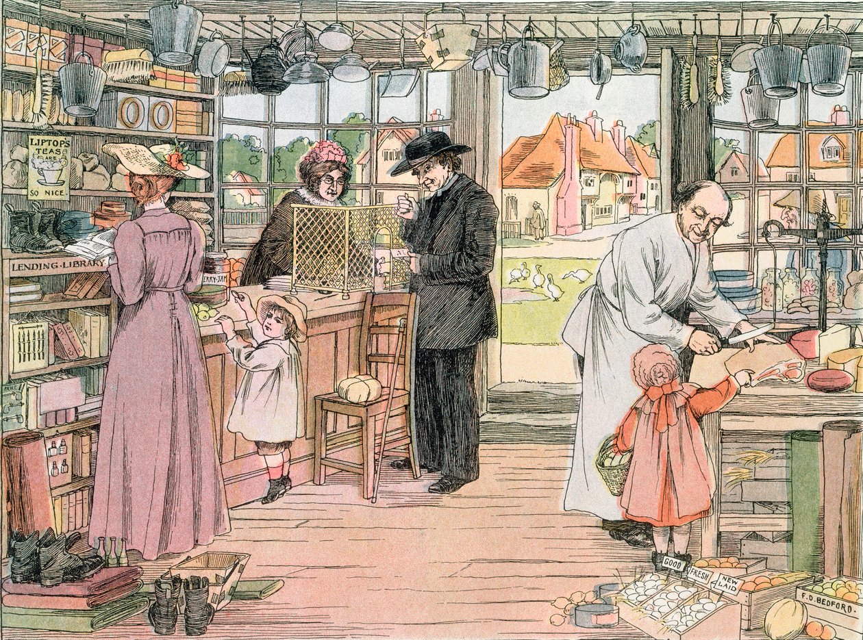المتجر العام ، 1899. من كتاب المتاجر ، 1899 بواسطة فرانسيس دونكين بيدفورد