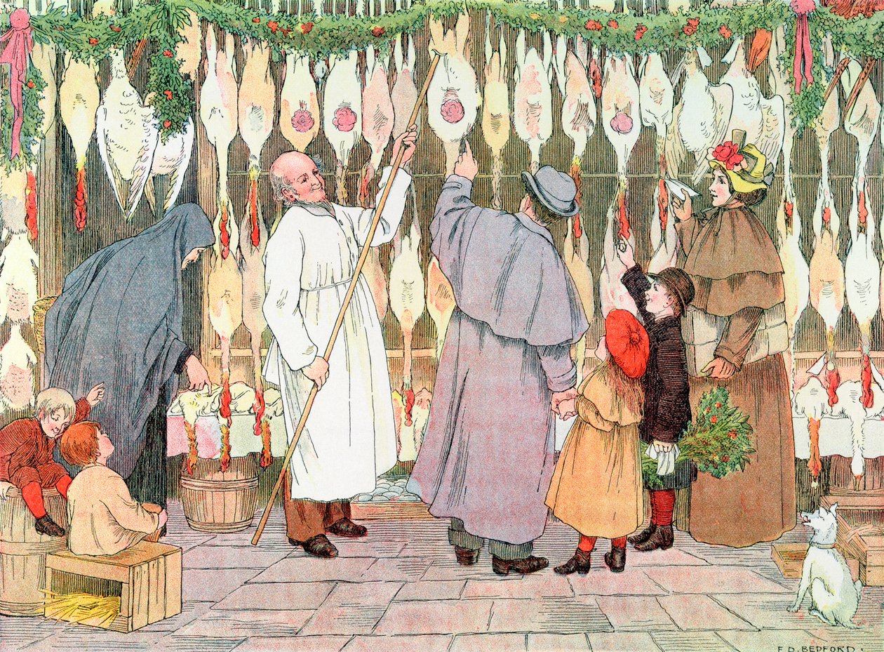 The Poulterer ، 1899. من كتاب المتاجر ، 1899 بواسطة فرانسيس دونكين بيدفورد