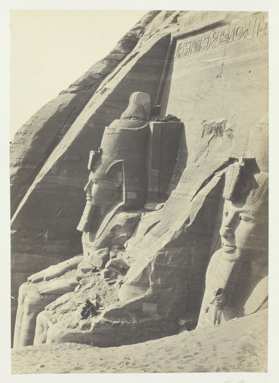 أبو سمبل ، النوبة ، 1857. بواسطة فرانسيس فريث