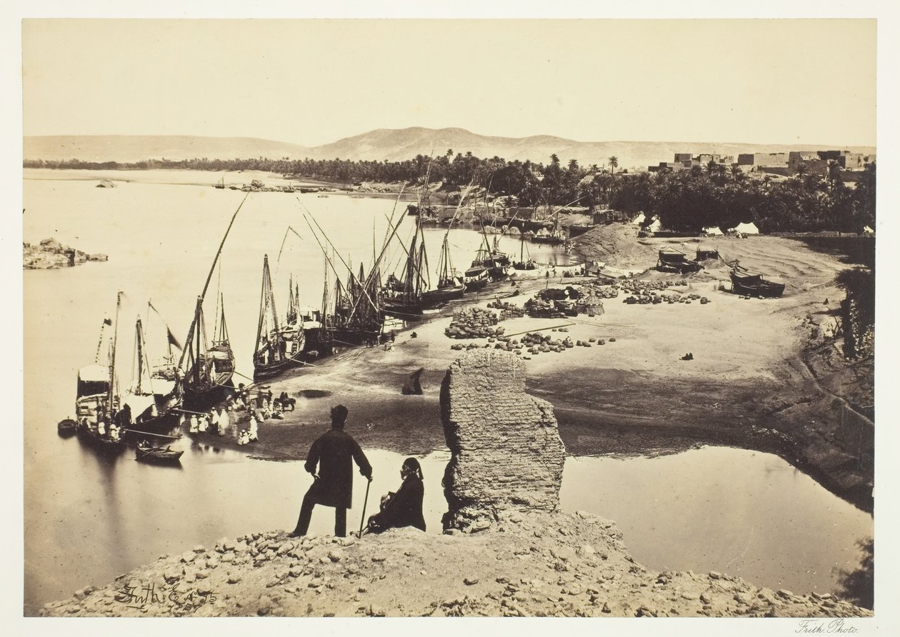 أسوان ، 1857 ، طُبع عام 1862. بواسطة فرانسيس فريث
