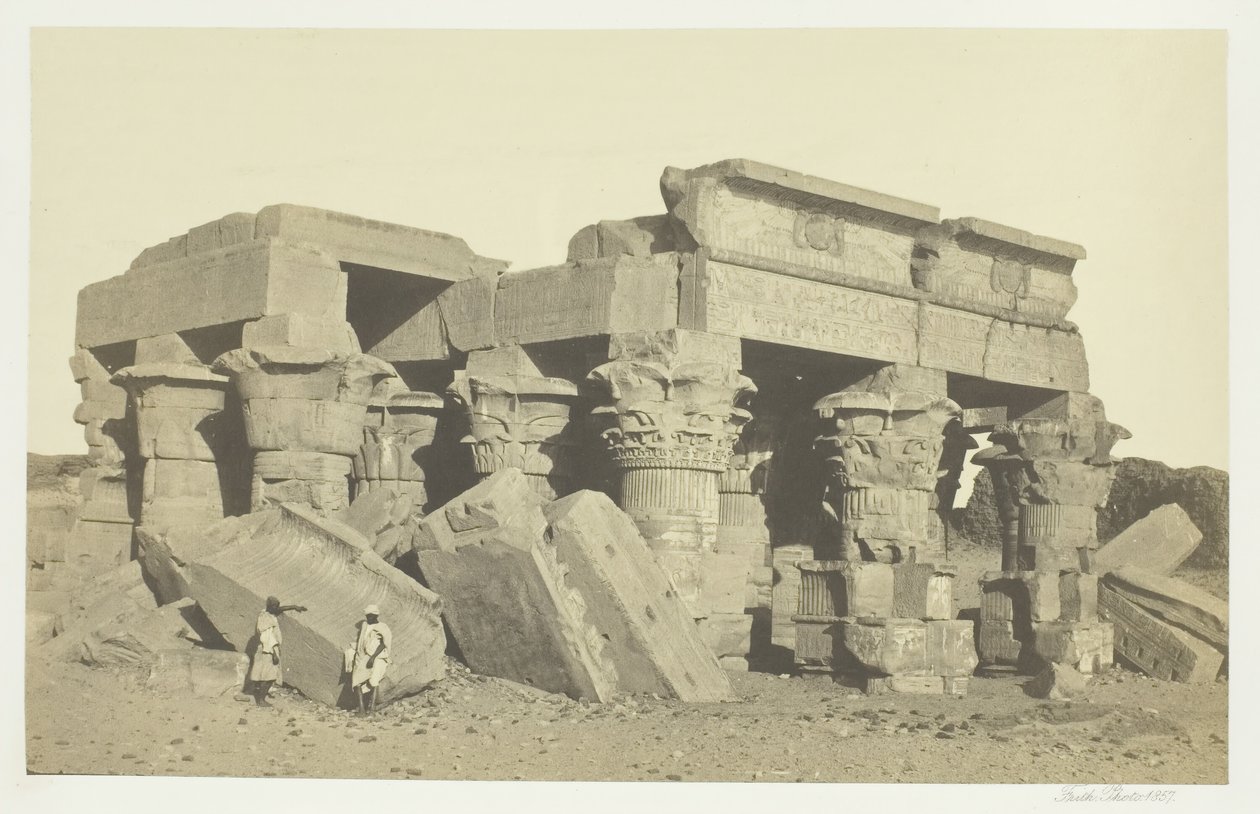 جاء إلى أمبو ، صعيد مصر ، 1857. بواسطة فرانسيس فريث