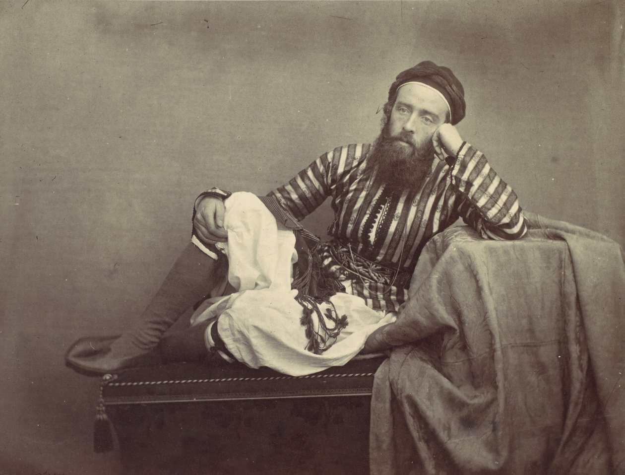 بورتريه ، زي صيفي تركي ، 1857. بواسطة فرانسيس فريث