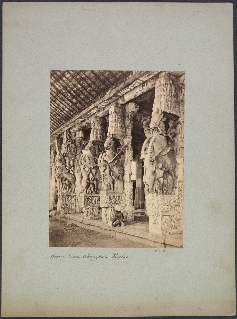 Trichinopoly Horse Court ، 1850 - 1870. بواسطة فرانسيس فريث وشركاه