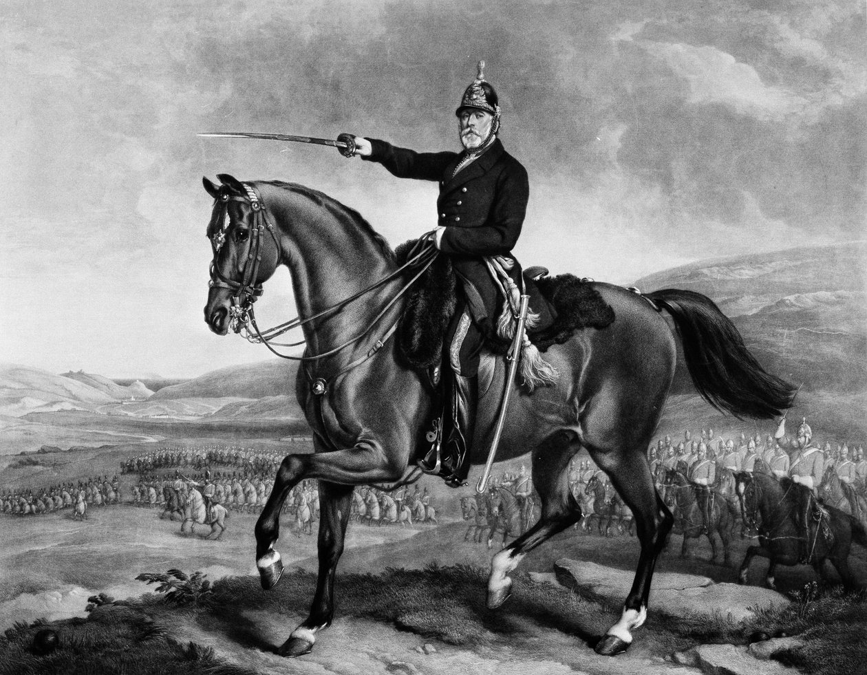 اللواء جيمس سكارليت ، 1855 بواسطة فرانسيس جرانت