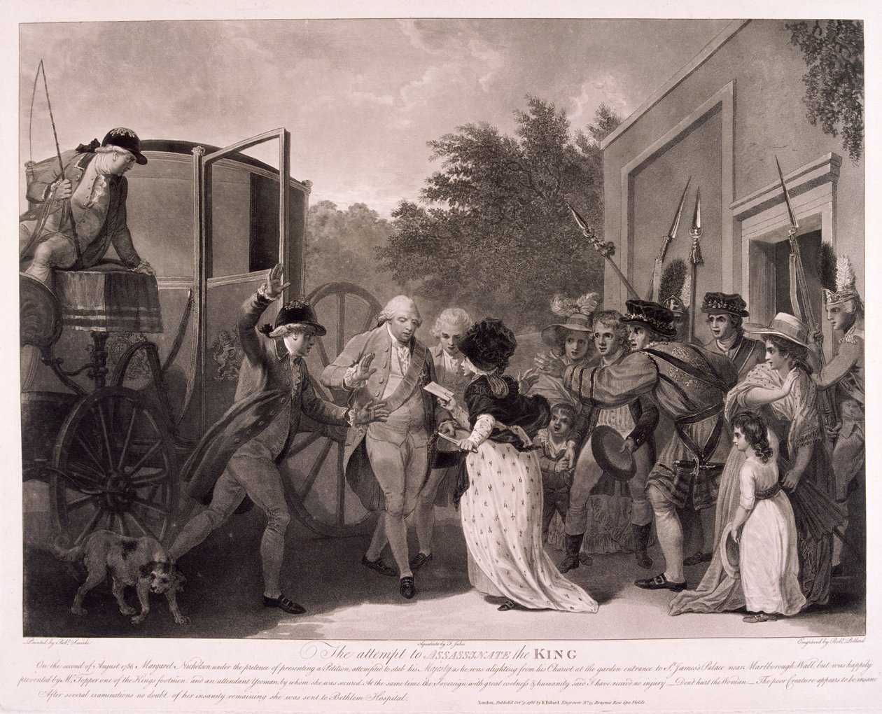 محاولة اغتيال الملك جورج الثالث 1786 بواسطة فرانسيس جوكس