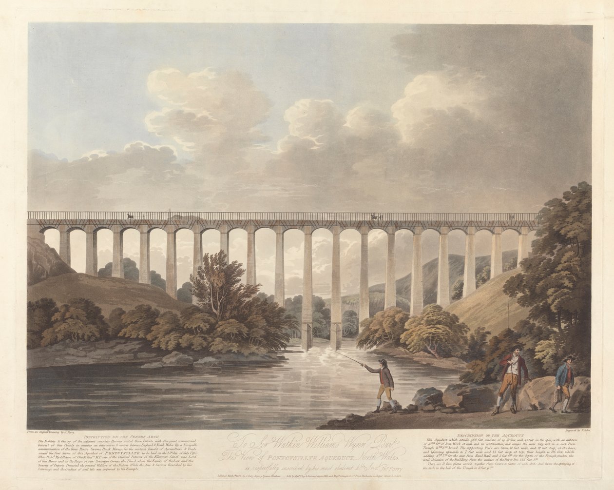 قناة Pontcysyllte ، شمال ويلز بواسطة فرانسيس جوكس